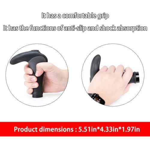 Mountain Bike Grips Bicycle Handlebar - Ergonomic Anti-Slip Design for MTB Grips Soft Gel Handlebar Grips Quality Bike Handle Grips