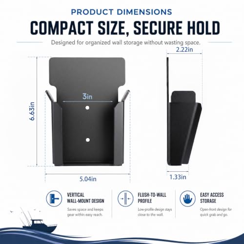 2pcs Marine Grade Downrigger Mounts for Boat Fishing Equipment