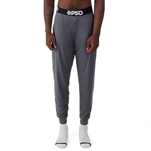 PSD Men's Lounge Pant - Soft Lightweight and Comfortable Tapered Leg Lounge Pant for Men