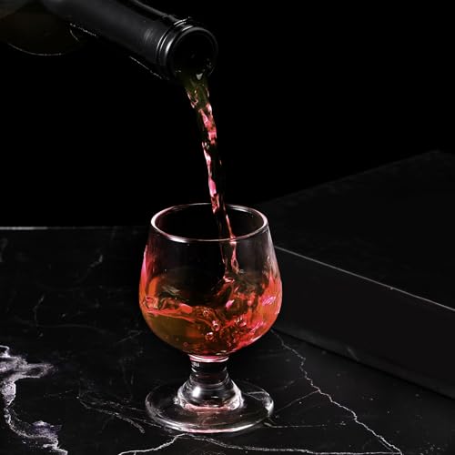 48 pcs Mini Cognac Snifter Glasses 1.7 oz Brandy & Whiskey Tasting Cups
