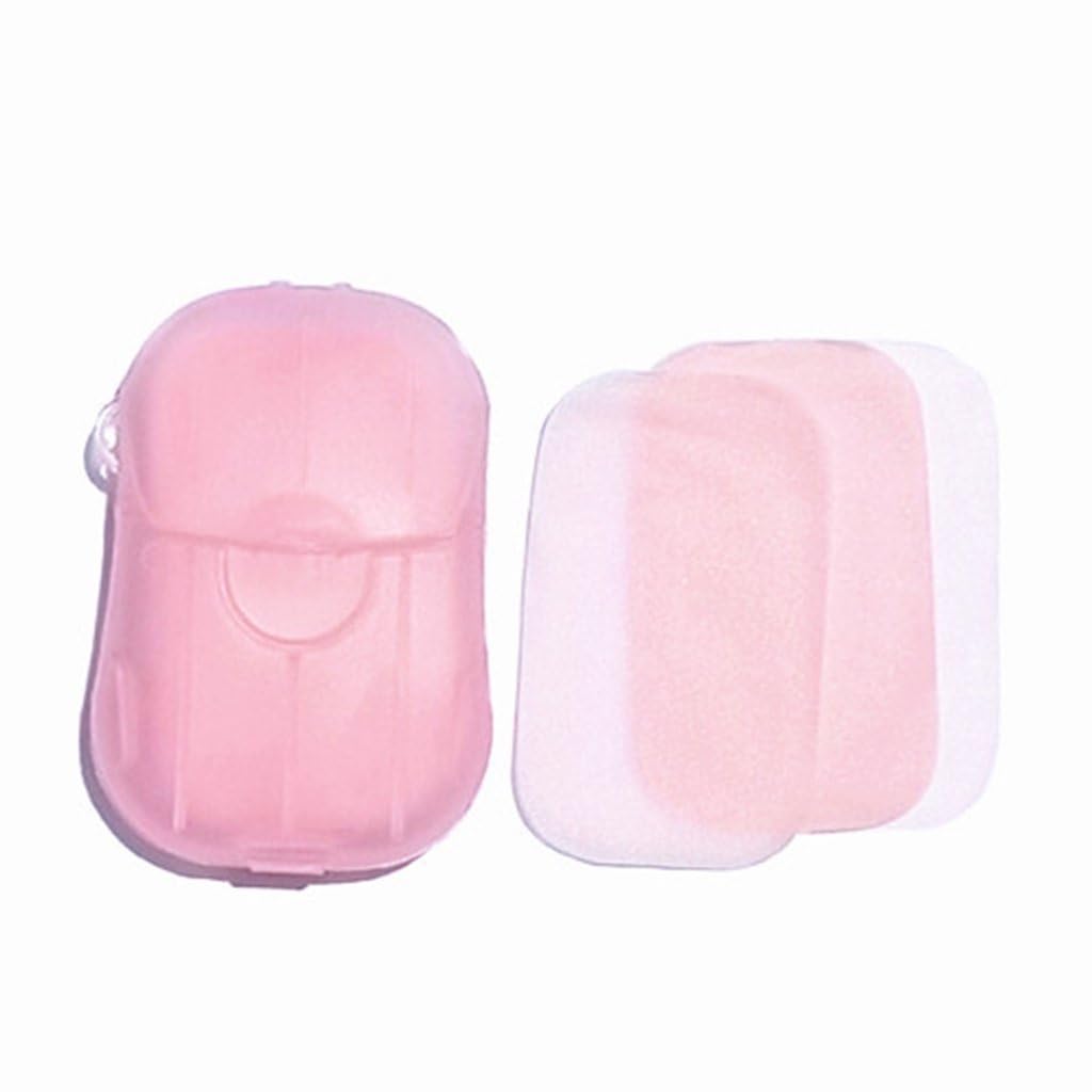 Juroicessry 6Pcs Colorful Soap Sheets for Traveling,Portable Soap Paper, Effectively Cleans Stains, Suitable for BBQ, Camping, Hiking, Traveling，Personal Care， Camping Soap and Shampoo