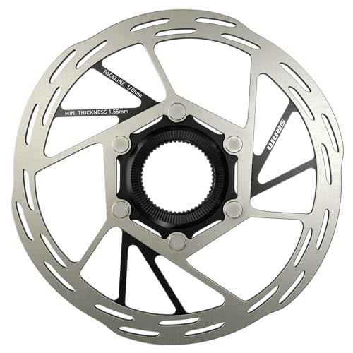 SRAM PACELINE DISC ROTOR 160mm CENTERLOCK SILVER/BLACK