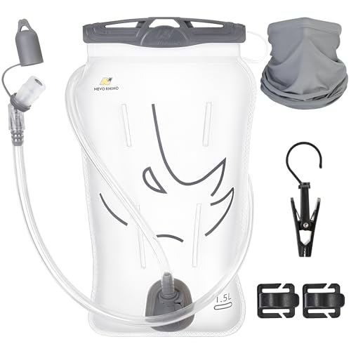 Water Bladder 1.5L-2 Liter, BPA -Free Hydration Bladder for Hiking Backpack, Leak - Proof Water Reservoir Storage Bag for Hiking, Running, Camping & Outdoor Adventures