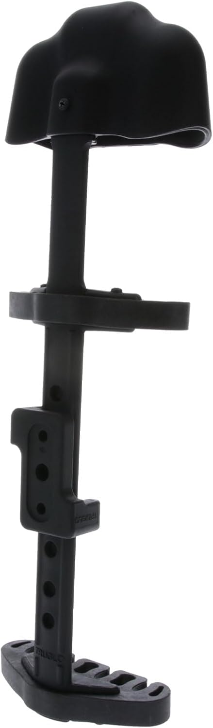 TRUGLO Loc-Down 4-Arrow Ultra-Quiet Lightweight Composite Vibration-Absorbing Left-Hand Convertible Bow Hunting Archery Quiver