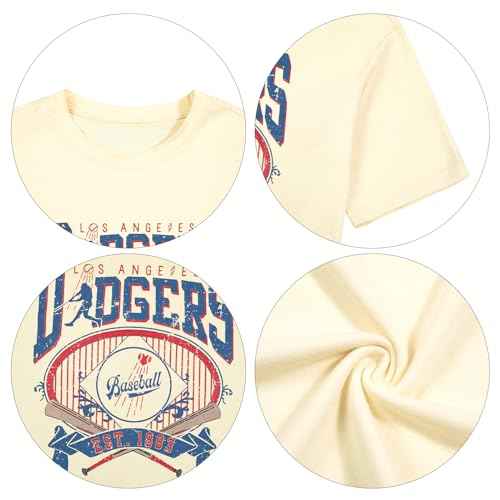 Baseball Shirts for Women Oversized Game Day Sports Fan Shirt Baseball Mama Casual Short Sleeve Tee