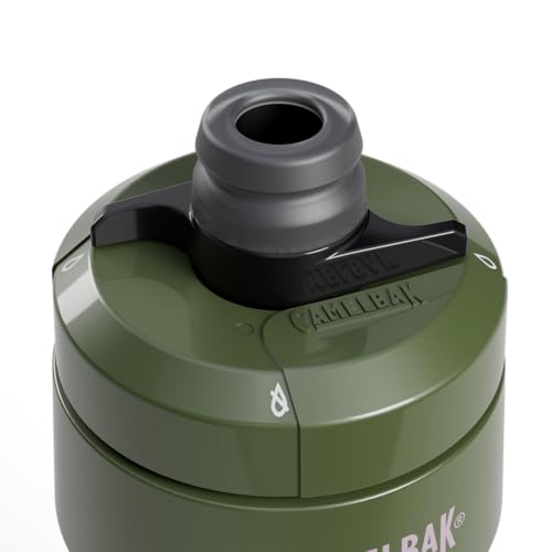 CamelBak Podium 24oz Bike Water Bottle - Easy Squeeze Bottle - Fits Most Bike Cages, Deep Fern