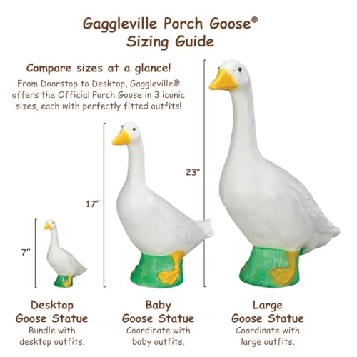 Referee Goose Costume 3-Piece Outfit - Striped Shirt Plush Hat Whistle - Variation of THIS listing