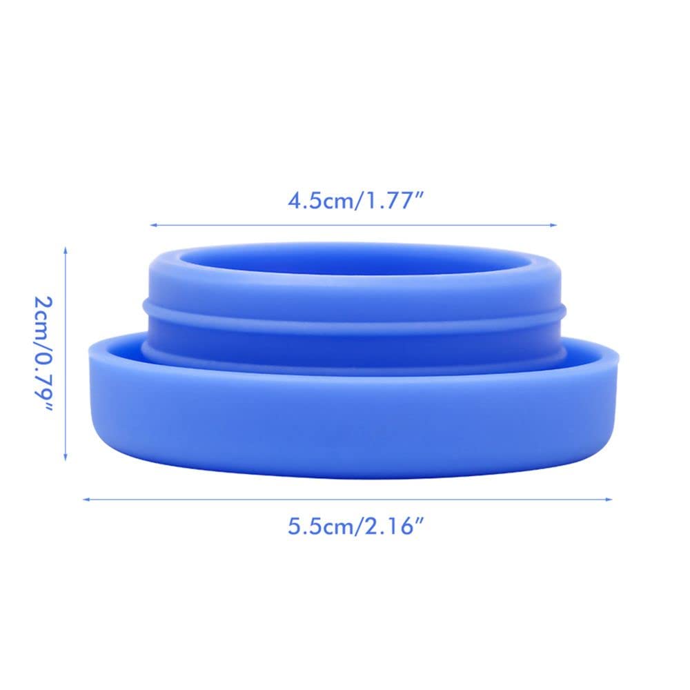 3PCS 5 Gallon Water Jug Cap, Reusable Silicone 55mm Water Bottle Snap Caps No Spill Top Cover Anti-Splash No Leak Convenient Easy to Install