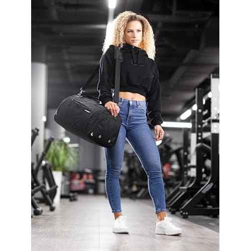 Fitgriff¢ç Gym Bag for Men & Women with Shoe & Wet Compartment - Duffle Bag for Travel, Sports, Fitness & Workout
