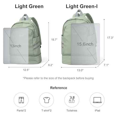 coofay Gym Backpack For Women Waterproof Sports Backpack With Shoe Compartment Lightweight Travel Backpacks Small Gym Bag Dance Volleyball Backpacks