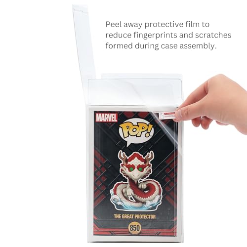 TitanShield 5 Count 0.5MM UV & Scratch Resistant POP! Protector Sleeves - Compatible with Funko