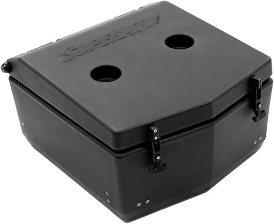 SuperATV RZR Cooler/Cargo Box For 2014-2023 Polaris RZR XP 1000 / XP 4 1000 | Insulated to Keep Drinks Cold | Holds 30 Liters | Built in Drain Plug | Sealed Lid