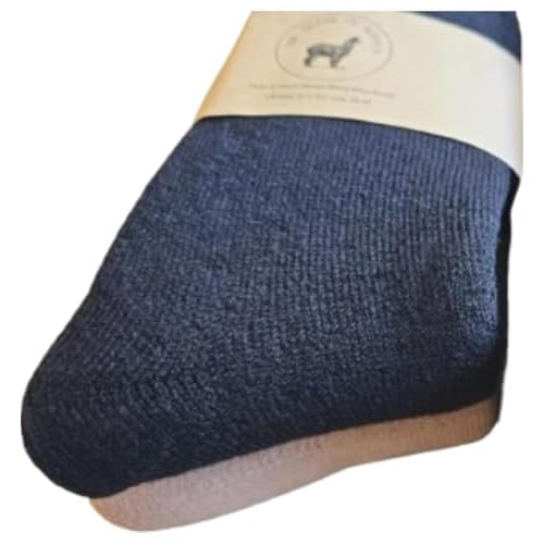 The House of Alpaca Thermal Wool 2 Pair Unisex Beige Black Neutral Colors Hiking Hunting Hockey Thick Warm Winter