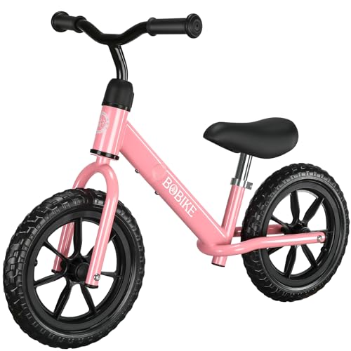 Balance Bike for Toddlers 2-5 Years Old - Pink Classic - No-Pedal Training Bike for Kids