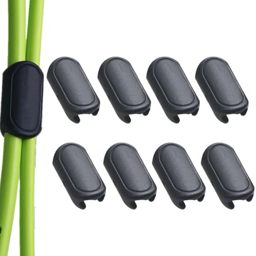 8 Pcs Road Bike Cable Clips, Bike Brake Shifter Cable Housing Guide Clips Bicycles Brake Cable Fixed Clips Frame Buckle for Bike, Black