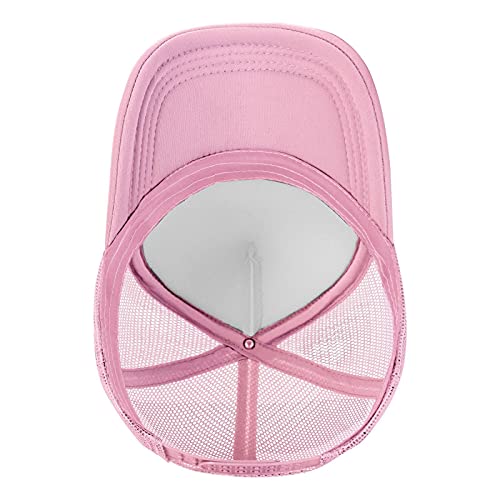 You Find It Offensive? I Find It Funny Trucker Hats for Women Pink Men Funny Slogan Pink Hats for Men