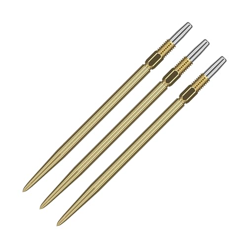 Swiss Point Dart Tips Gold 35mm - Nano Grip, Interchangeable, Professional Darts Accessories