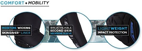 VIRTUE Breakout Elbow and Forearm Pads - Lightweight Multi-Sports Protective Arm Pads with Moisture Wicking Compression Sleeve Liner and High Density 3D Molded Foam for High Impact Protection - Black