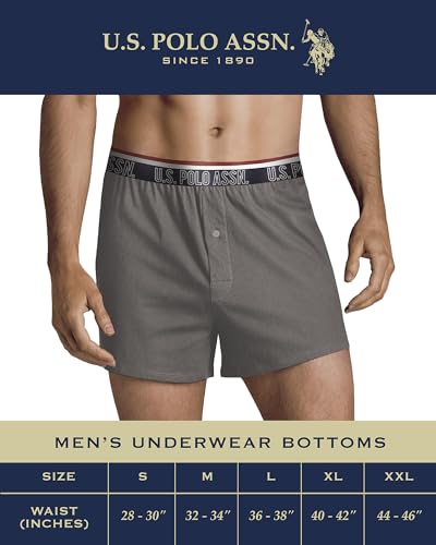 Men's Bikini Briefs 6 Pack Cotton Underwear with Pouch - XX-Large Heather Grey/Red/Teal/Black