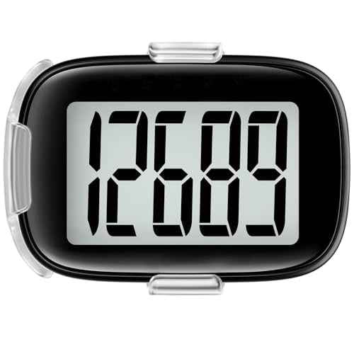 Pedometer Walking Simple 3D Step Counter with Clip and Lanyard, Activities Fitness Tracker Without Smartphone, Accurate Step Tracker for Women, Men, Seniors