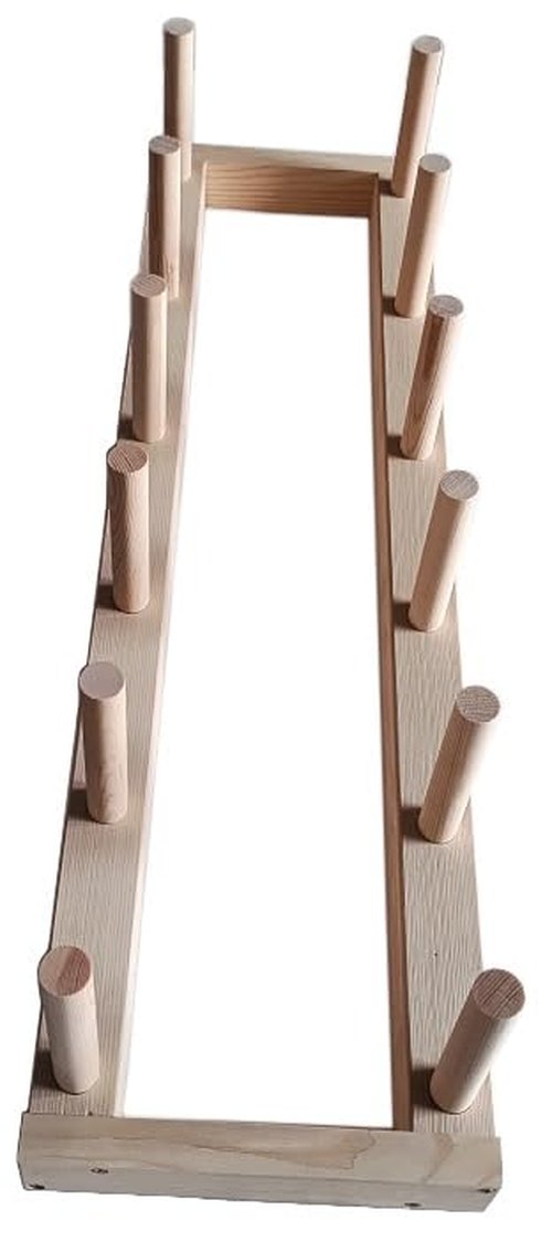 MAUMI Horizontal Plate Bar Rack, Wood
