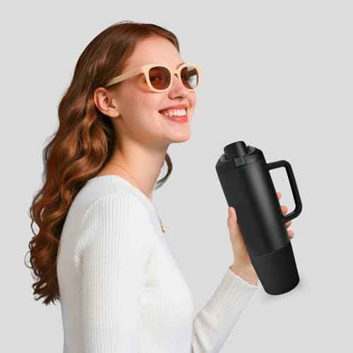 Mity rain Higher Boot Compatible with Owala 30oz & 40oz FreeSip Sway Bottles &Tumbler - Tall Boot Water Bottle Accessories, Protection, Prevents Scratches (1 PCS, Black)