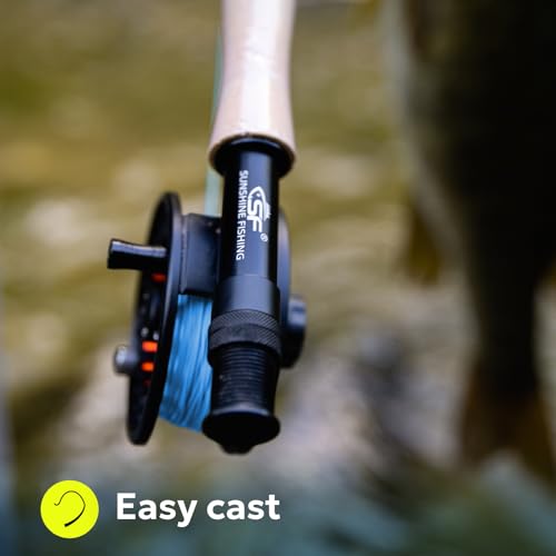 Fly Fishing Line Weight Forward Floating Line WF5F 100FT Sky Blue - Double Welded Loops