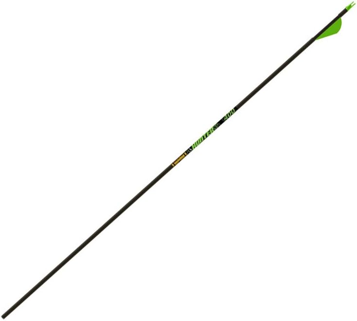 Gold Tip Hunter XT Arrows with 2-Inch Raptor Vanes (1-Dozen), Color May Vary