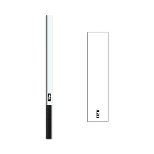 Bohning 5.5" Solid Arrow Wraps, Small, White