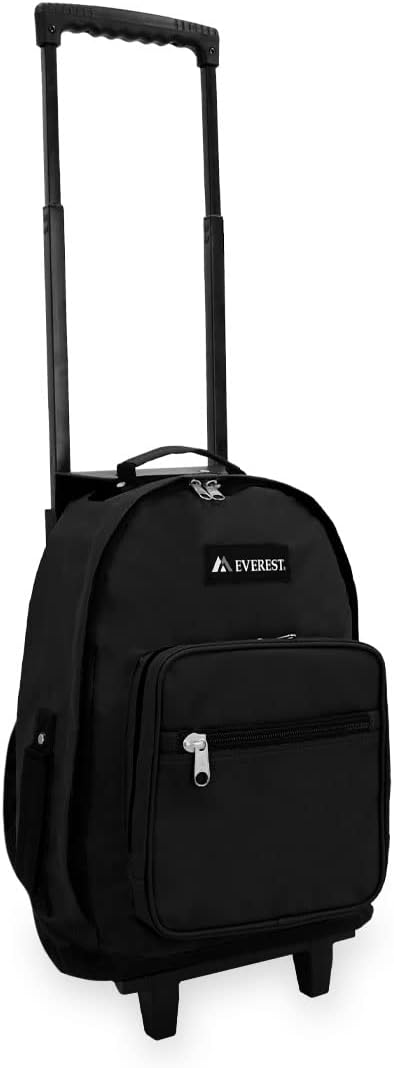 Everest 1045mWheeled Backpack - Standard, Black, One Size,1045WH-BK