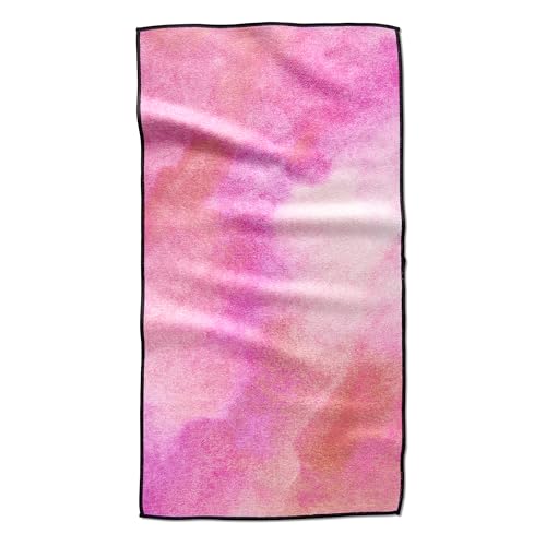 GEOMETRY Gym Towels for Working Out - Double Sided, Super Absorbent Microfiber Sweat Towel, Compact & Quick Dry - Premium Microfiber for Gym - Amanda, 16" x 30", 1 Piece