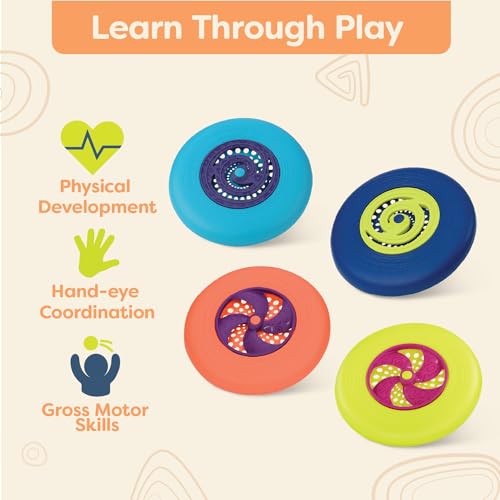 Kids Flying Disc Set - Colorful Outdoor Toss and Catch Toys for Ages 4+