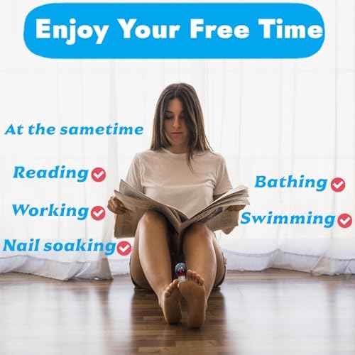 Finger Covers & Waterproof Toe ? Durable Shower Sleeves for Pedicures,Bathing Manicures,Nail Care ? Comfort-Fit Waterproof Finger Protectors with Bonus Liquid Funnel(2 Large + 2 Small£©