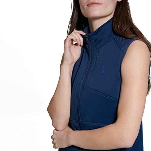 BASS OUTDOOR womens Mid-weight Full Zip Vest