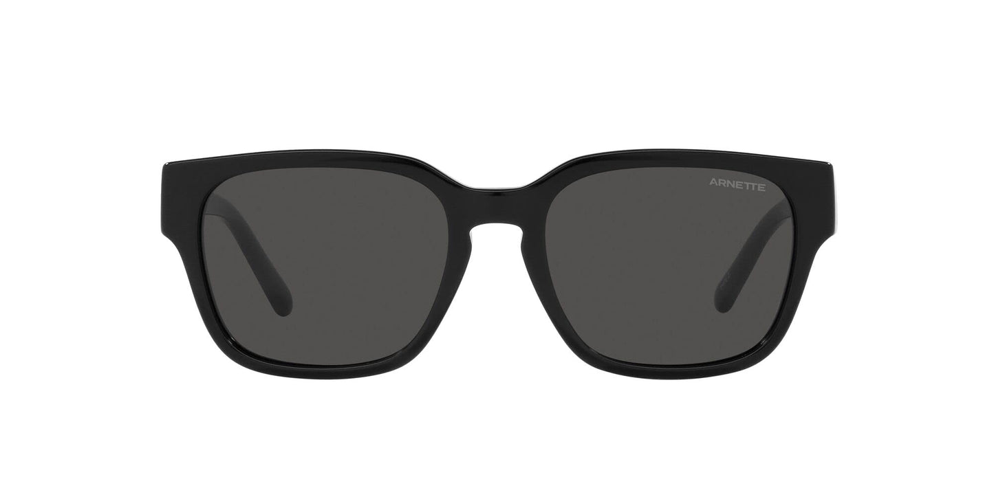 Arnette AN4294 Type Z Square Sunglasses, Black/Dark Grey, 54 mm