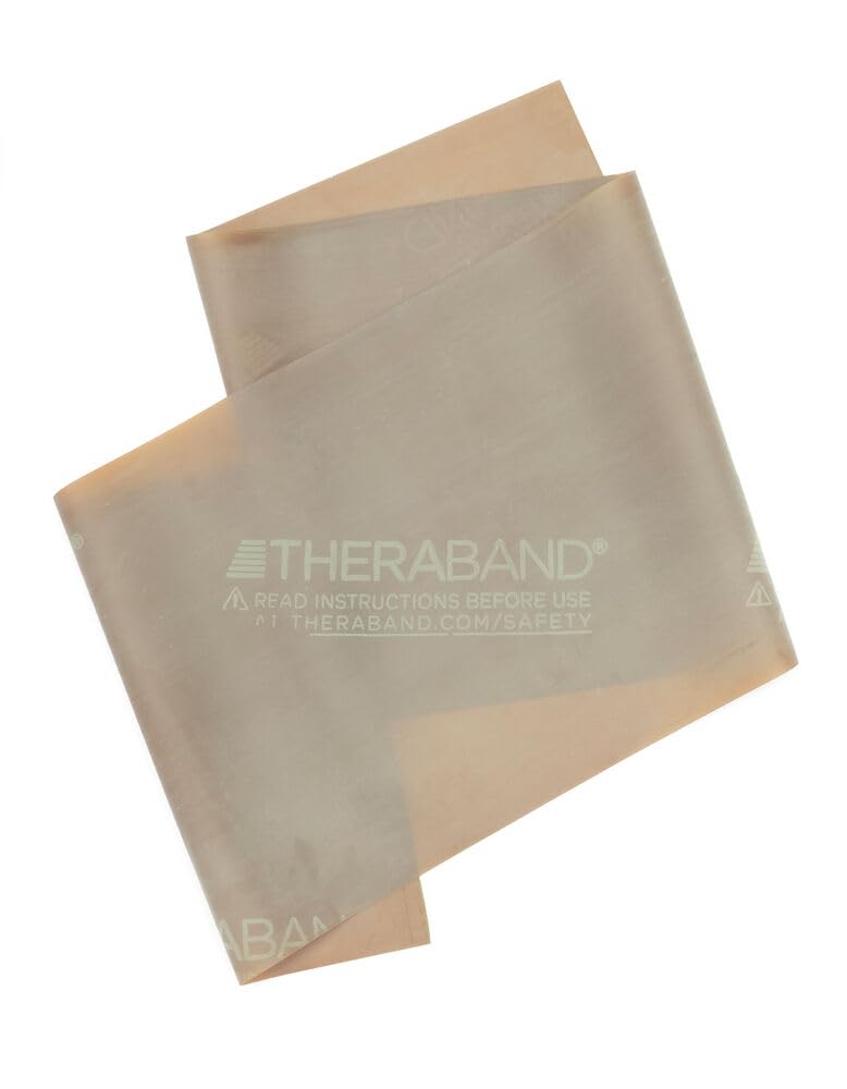 THERABAND Resistance Band, Green, Heavy, 50-Yard Roll, Latex Elastic Band for Exercise, Stretching, Physical Therapy, Yoga, Pilates, Home Workouts, Cut-to-Length, Color-Coded Levels