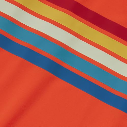 Kids' Long Sleeve UPF 50+ Rash Guard Sun Shirt - Shocking Orange, Medium