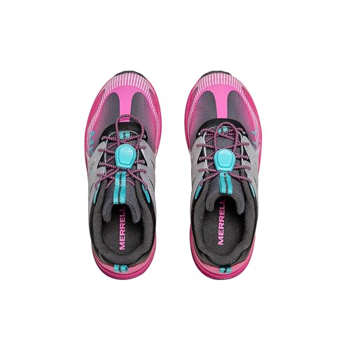 Merrell Kids' Agility Peak Trail Runners - Big Kid Charcoal Pink Shoes