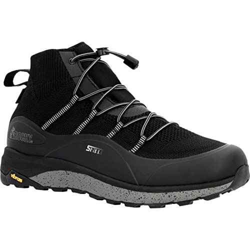 ROCKY Summit Elite R.A.K. eVent Waterproof Knit Hiking Boot, Black, Size 9(M)