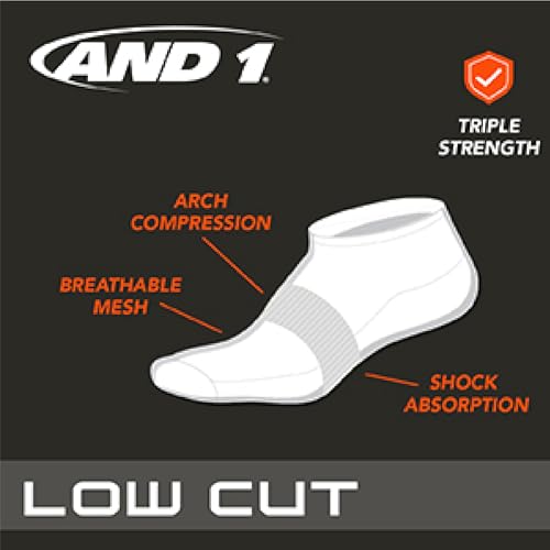 Boys Low Cut Athletic Socks 8 Pack - Cushioned, No Show, Breathable Support