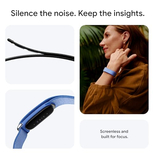 Fitbit Google Air Obsidian - Screenless Activity & Fitness Tracker