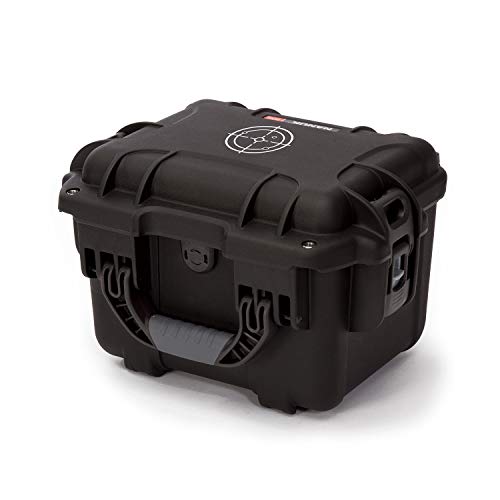 Nanuk 908 Waterproof Hard Case for Gun Ammo w/White Target Logo - Black