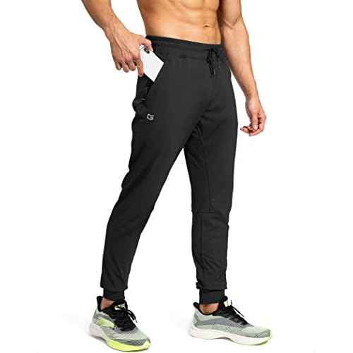 G Gradual Men's Sweatpants with Zipper Pockets Athletic Pants Traning Track Pants Joggers for Men Soccer, Running, Workout