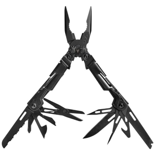 Black SOG PowerPint Mini Compact Stainless Steel Multi-Tool with 18 Tools