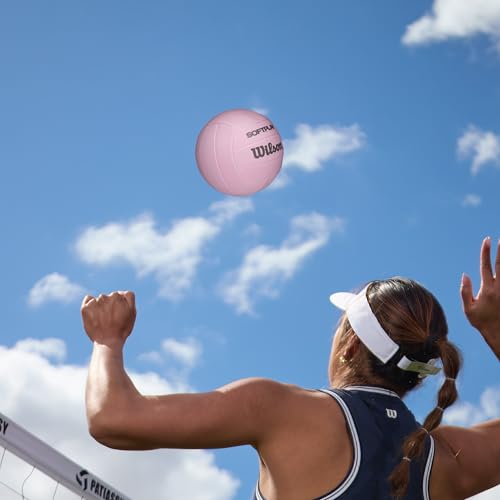 Wilson Soft Play Volleyball - Official Size Pink Indoor/Outdoor