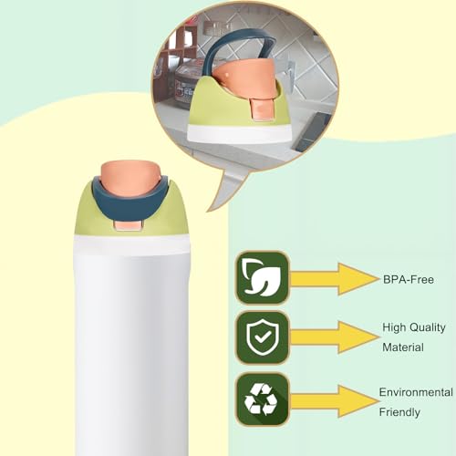 Replacement Lid for Owala Freesip, Cap Replacement Compatible with Owala Cup sizes 16oz 24oz 32oz 40oz, BPA-free, One Button Water Bottle Top lid Ensures No Water Leakage (Multicolor 1)