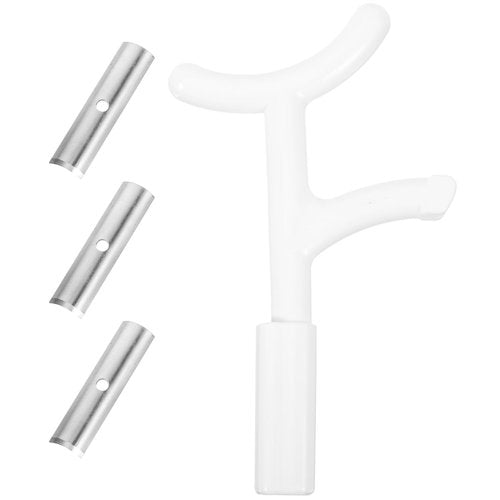 Toddmomy Arrow Fletching Remover Tool for Archery - Ergonomic Plastic Scraper for Easy Fletching Removal and Arrow Maintenance