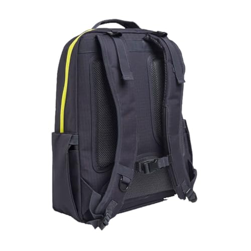 Beretta Unisex Challenge 18-Liter Capacity Durable Resistant Ripstop Compact Lightweight Casual Traveling Outdoor Hiking Backpack with Breathable Back & Padded Shoulder Straps, Ebony & Sulphur Spring
