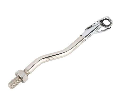 KTGCOZS Replacement Part New Bowfishing Rod Attachment Bow Fishing Reel Seats Shoot Thru Rod Stainless Steel