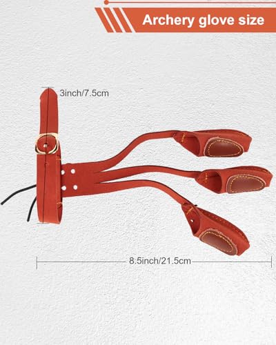 Archery Arm Guard and Finger Gloves Set - Breathable, Adjustable Protection